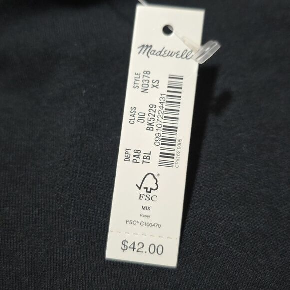 Madewell Funnelneck Cropped Muscle Tee Size Xs - Picture 6 of 16